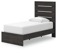 Hollivern Twin Panel Storage Bed, Dresser, Mirror and Chest