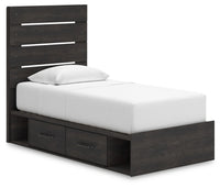 Hollivern Twin Panel Storage Bed, Dresser, Mirror and Chest