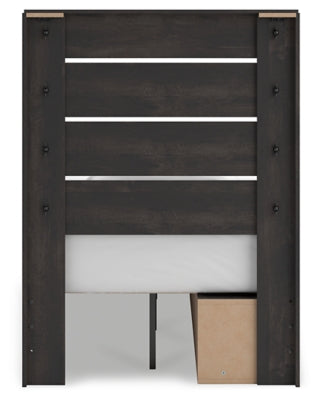 Hollivern Twin Panel Storage Bed, Dresser, Mirror and Chest