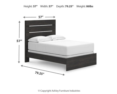 Hollivern Full Panel Bed, Dresser and Mirror