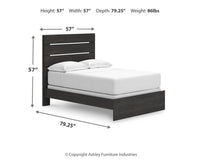 Hollivern Full Panel Bed, Dresser and Mirror