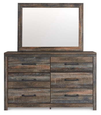 Drystan Queen Panel Storage Bed, Dresser, Mirror, Chest and Nightstand