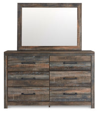 Drystan King Panel Bed, Dresser, Mirror and 2 Nightstands