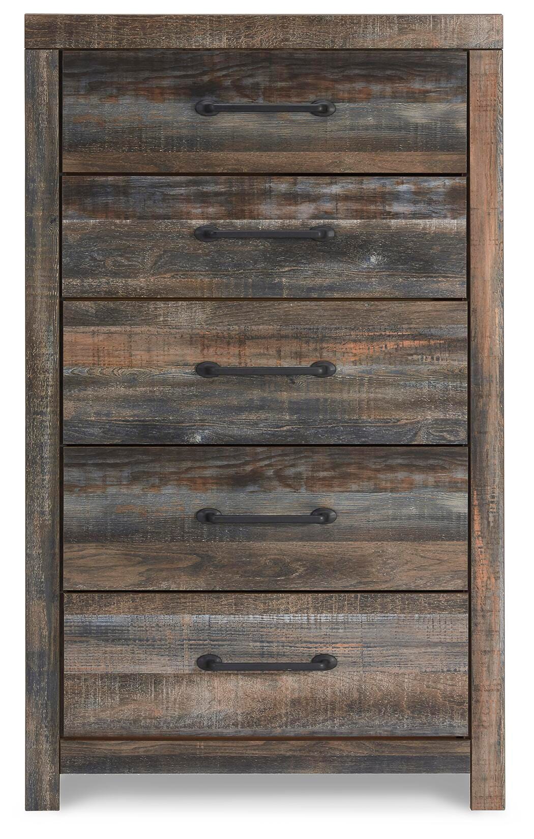 Drystan Bookcase Storage Bed, Dresser, Mirror, Chest and Nightstand