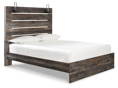 Drystan Queen Panel Bed, 2 Dressers, Mirror, Chest and 2 Nightstands