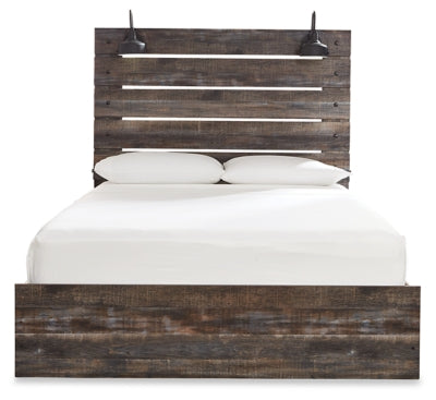 Drystan Queen Panel Bed, 2 Dressers, Mirror, Chest and 2 Nightstands