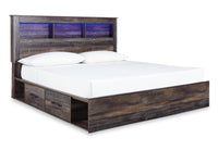 Drystan Bookcase Storage Bed, Dresser, Mirror, Chest and Nightstand