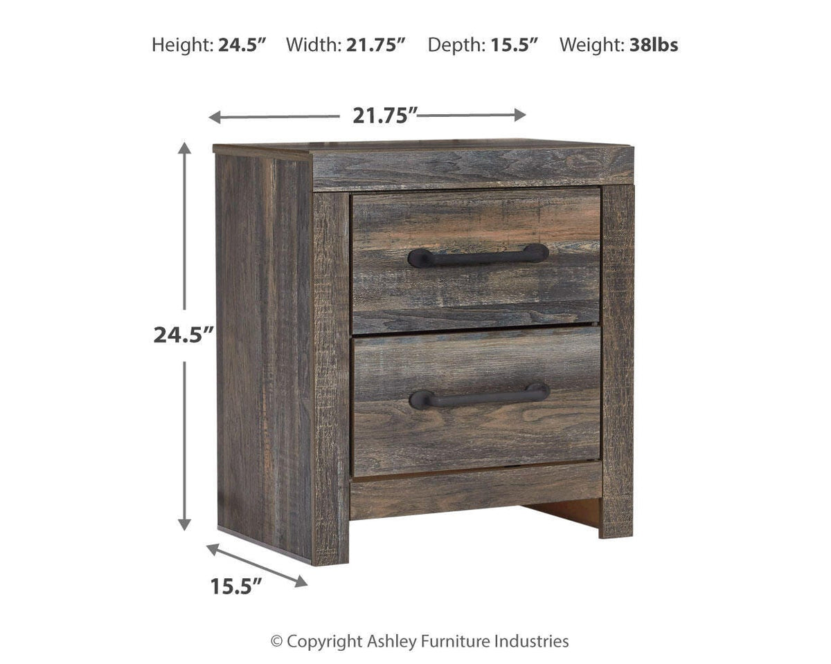 Drystan Bookcase Storage Bed, Dresser, Mirror, Chest and Nightstand