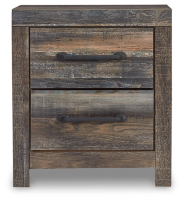 Drystan Queen Panel Storage Bed, Dresser, Mirror, Chest and Nightstand