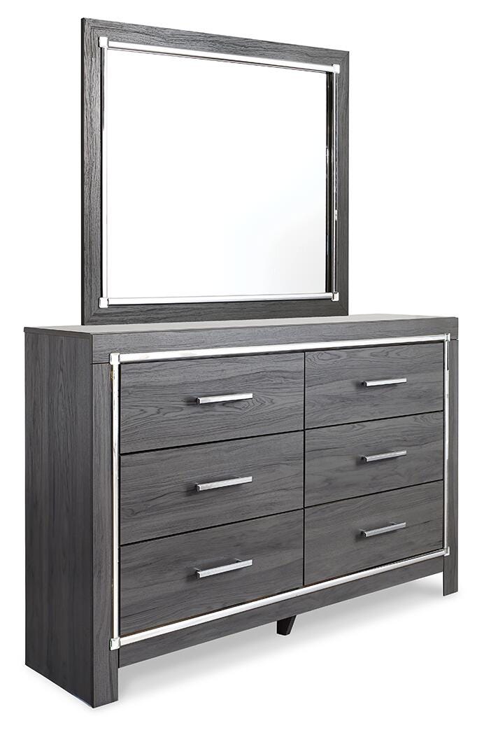 Lodanna Full Storage Bed, Dresser, Mirror and 2 Nightstands