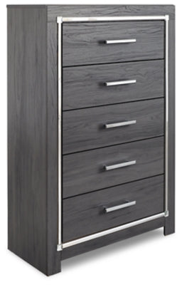 Lodanna King Storage Bed, 2 Dressers, Cheat and Nightstand