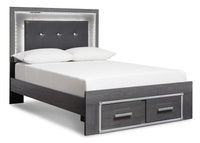Lodanna Full Storage Bed, Dresser, Mirror and 2 Nightstands