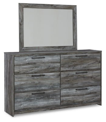 Baystorm Full Storage Bed, Dresser, Mirror and Nightstand