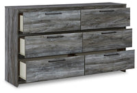 Baystorm Queen Panel Bed with Storage, Dresser and 2 Nightstands