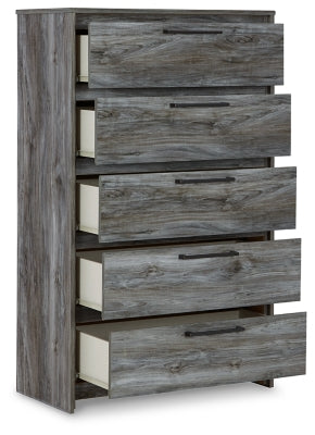 Baystorm Twin Panel Bed, Dresser, Mirror and Chest