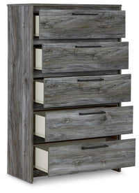 Baystorm Queen Panel Storage Bed, Dresser, Mirror, Chest and Nightstand