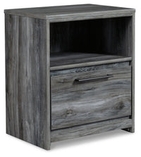 Baystorm Full Storage Bed, Dresser, Mirror and Nightstand