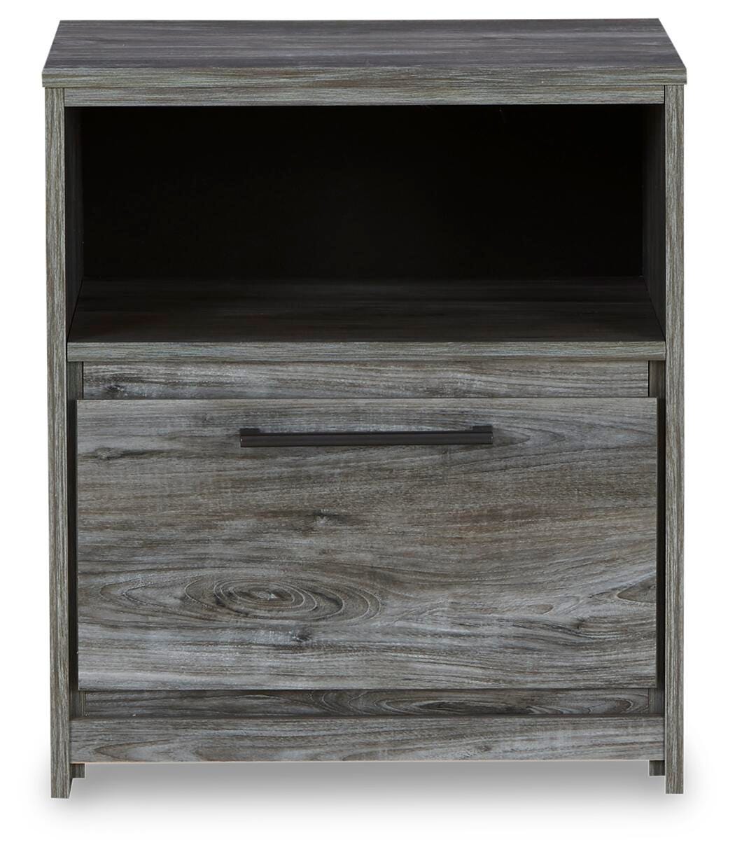 Baystorm Queen Panel Bed with Storage, Dresser and 2 Nightstands