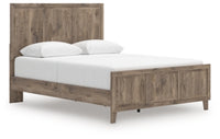 Rusticott Queen Panel Bed, Dresser and Mirror