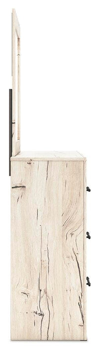 Lawroy Queen Panel Storage Bed, Dresser, Mirror, Chest and Nightstand