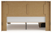 Lawroy King Panel Bed with Storage, Dresser and Mirror