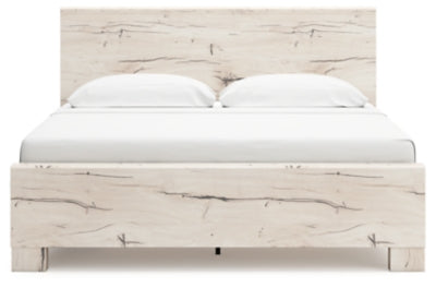 Lawroy King Panel Bed with Storage, Dresser and Mirror