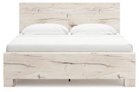 Lawroy King Panel Bed with Storage, Dresser and Mirror