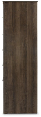 Juararo Queen Poster Bed, Dresser and Chest