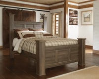 Juararo Queen Poster Bed, and 2 Nightstands