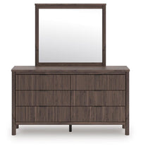 Pamytta Queen Panel Bed, Dresser, Mirror and Nightstand