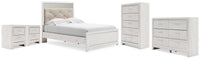 Altyra Full Panel Bed, Dresser, Chest and 2 Nightstands