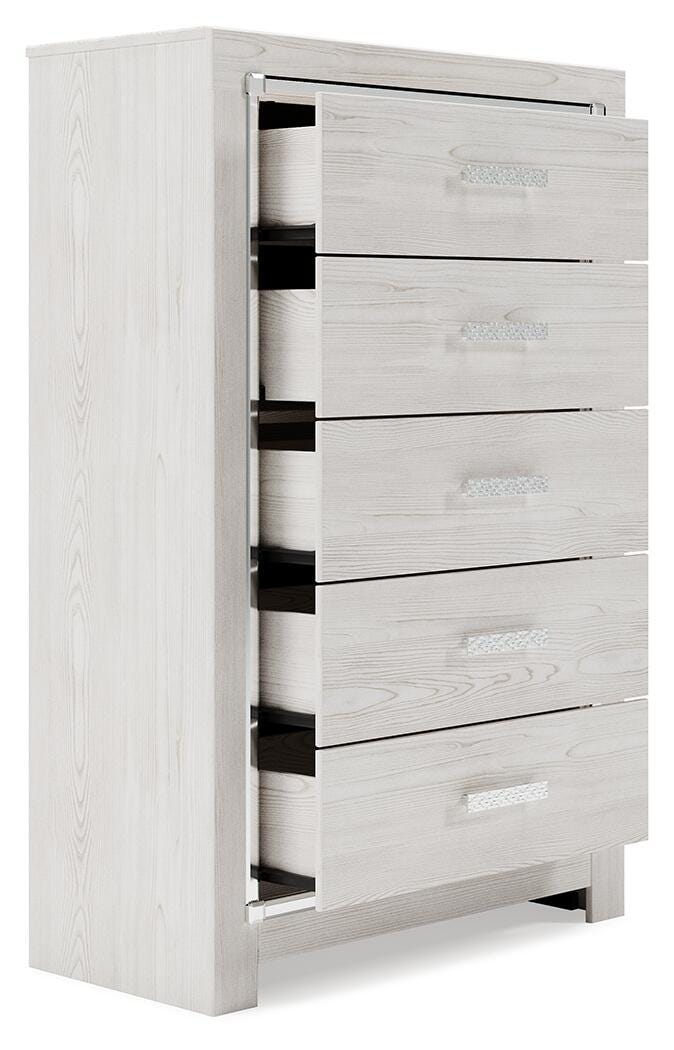 Altyra Full Panel Bed, Dresser, Chest and 2 Nightstands