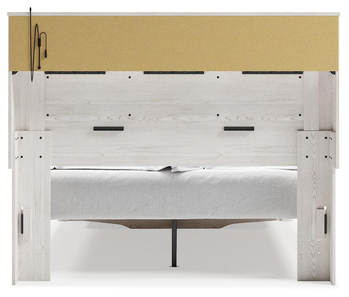 Altyra Queen Bookcase Storage Bed, Chest and 2 Nightstands