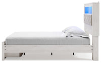 Altyra Queen Bookcase Storage Bed, Dresser and Mirror