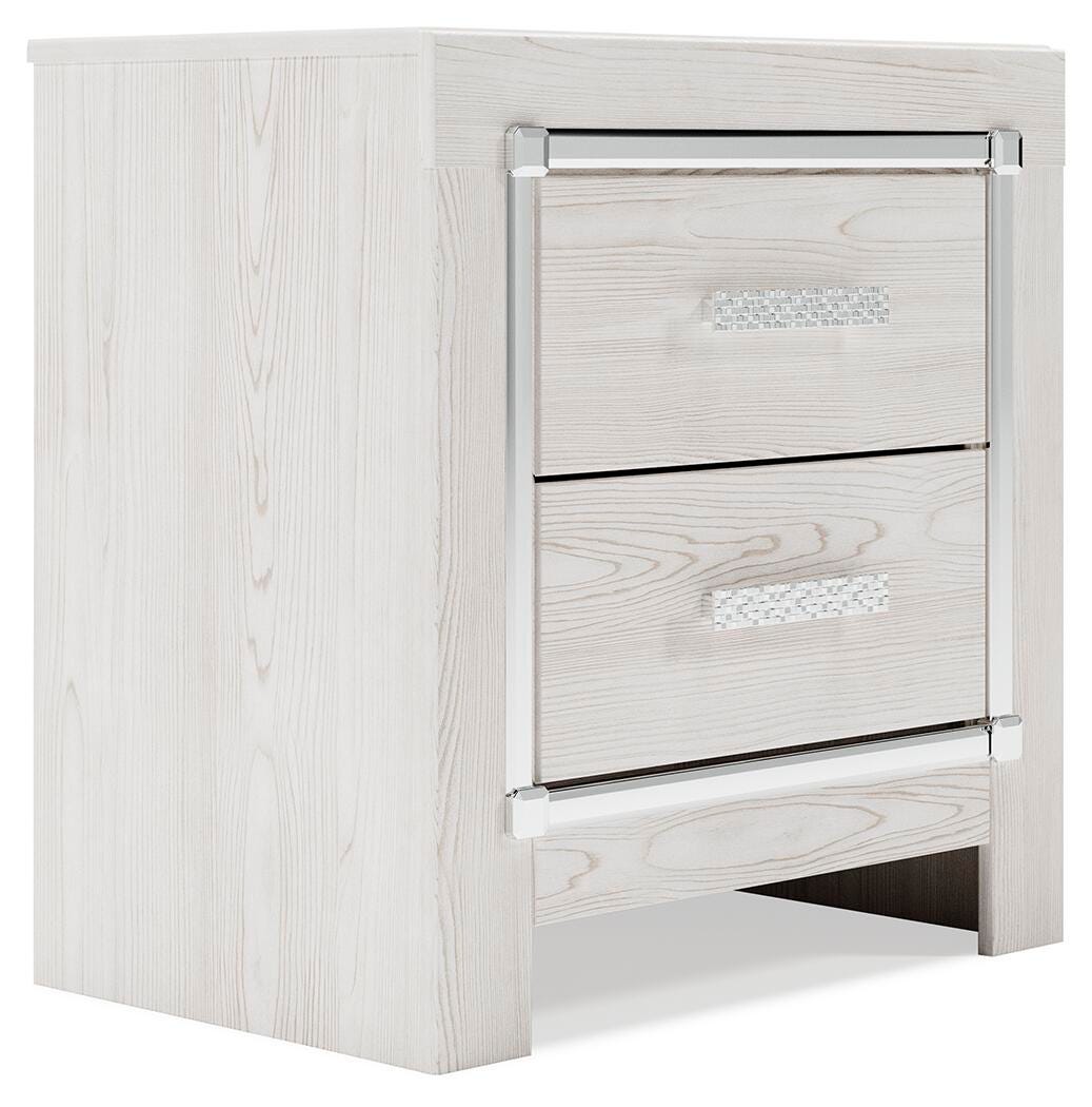Altyra Queen Bookcase Storage Bed, Chest and 2 Nightstands