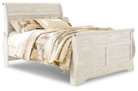 Willowton Queen Sleigh Bed, Dresser and Mirror