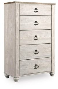 Willowton Full Panel Bed, Dresser, Chest and Nightstand