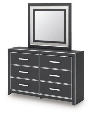 Zuraleus Queen Upholstered Bed, Dresser and Mirror