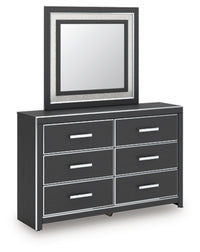 Zuraleus Queen Upholstered Bed, Dresser and Mirror