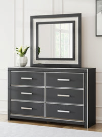Zuraleus Queen Upholstered Bed, Dresser and Mirror