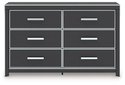 Zuraleus Queen Upholstered Bed, Dresser and Nightstand