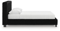 Zuraleus Queen Upholstered Bed, Dresser and Nightstand