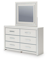 Zuraleus Queen Upholstered Platform Bed, Dresser, Mirror and Nightstand