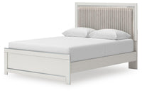 Zuraleus Queen Upholstered Platform Bed, Dresser, Mirror and Nightstand
