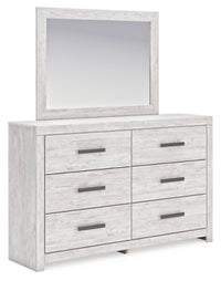 Cayboni King Panel Bed, Dresser, Mirror, Chest and 2 Nightstands
