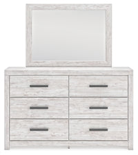 Cayboni King Panel Bed, Dresser, Mirror, Chest and 2 Nightstands