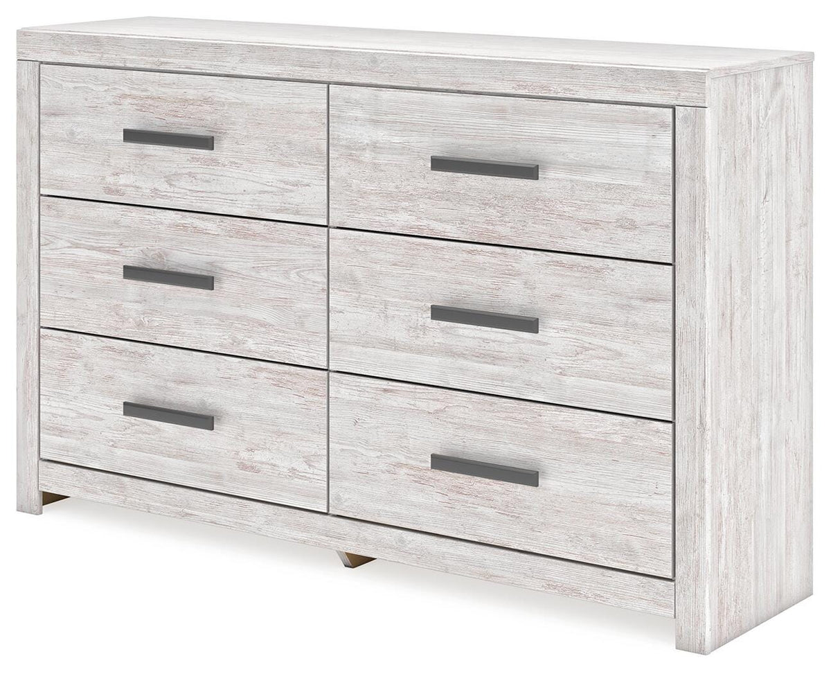 Cayboni King Panel Bed, Dresser and Nightstand