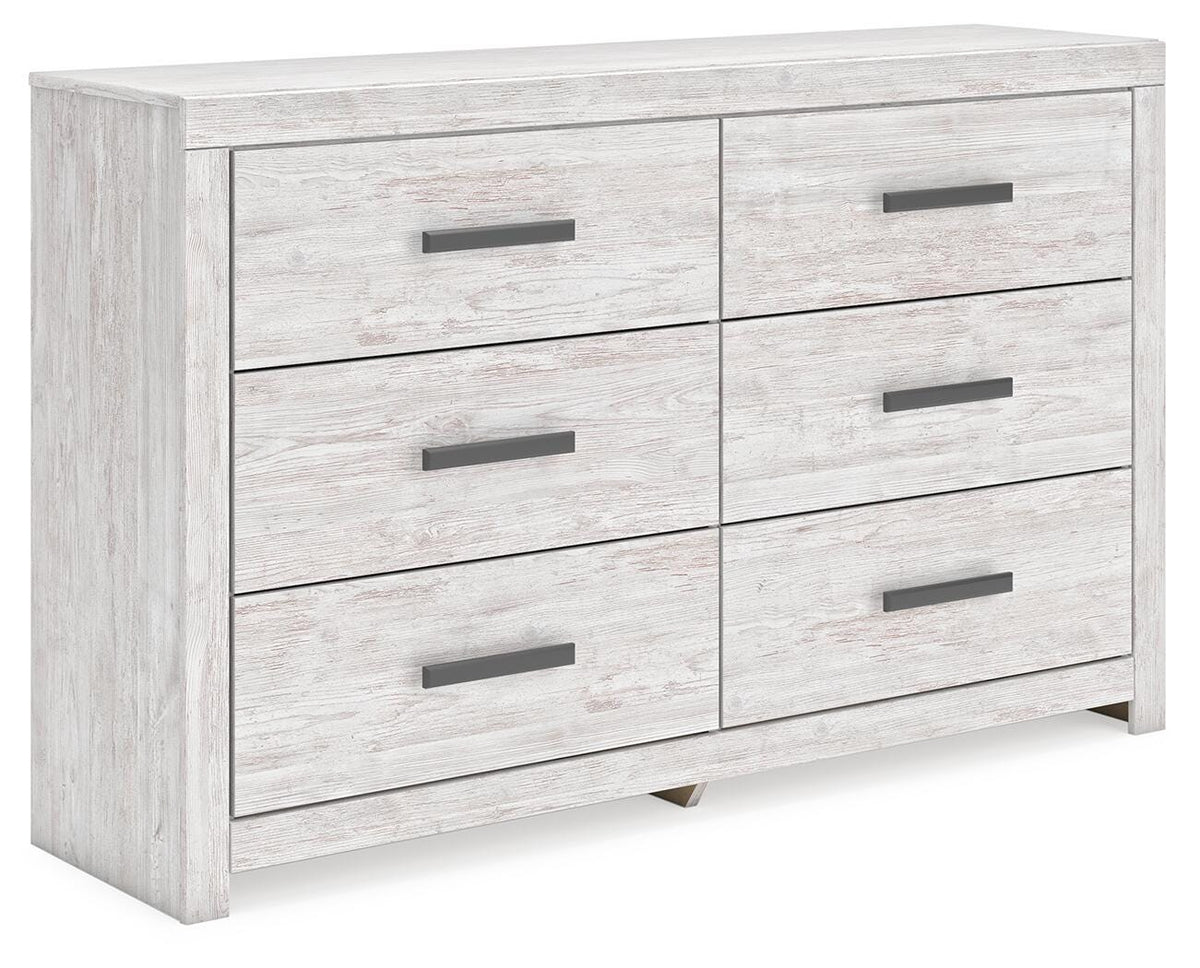 Cayboni King Panel Bed, Dresser and Nightstand
