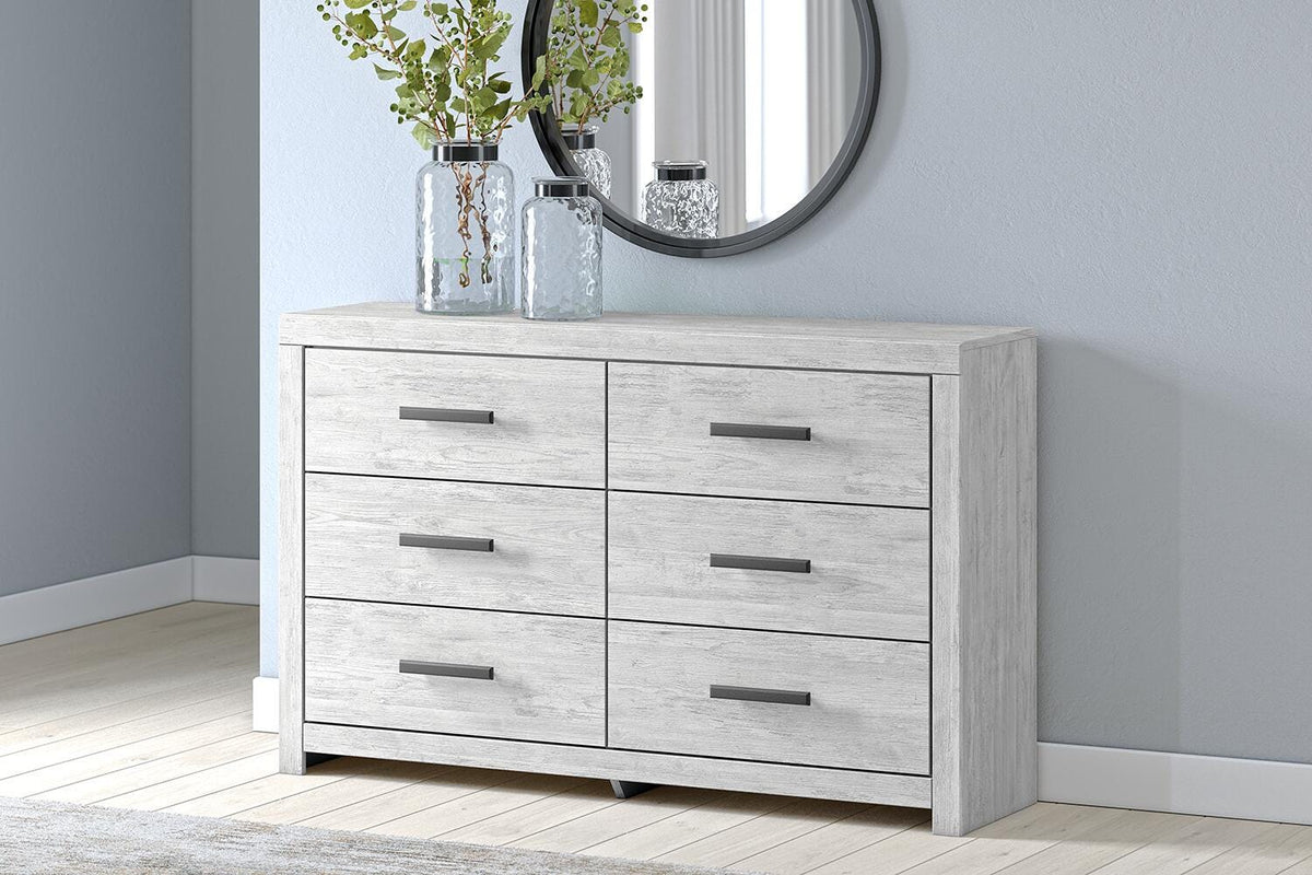 Cayboni King Panel Bed, Dresser and Nightstand