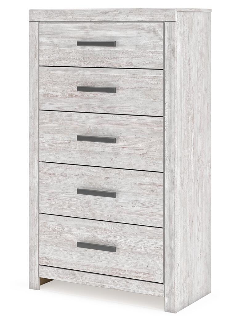 Cayboni Queen Panel Bed, Chest and Nightstand
